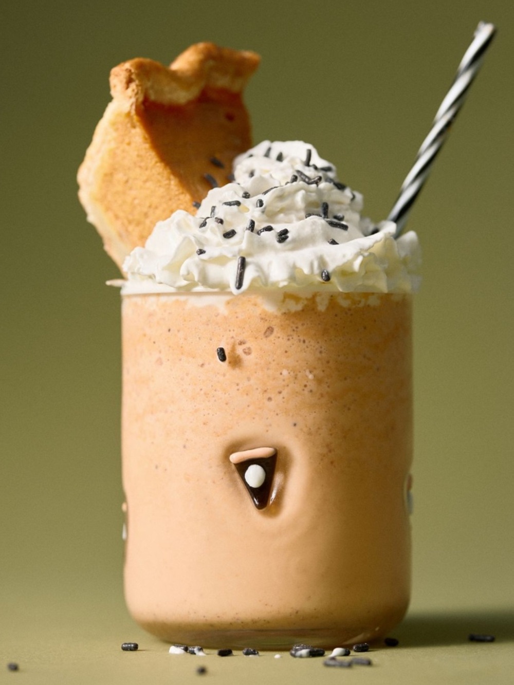 Anthropologie Pumpkin pie icon‎ juice glass